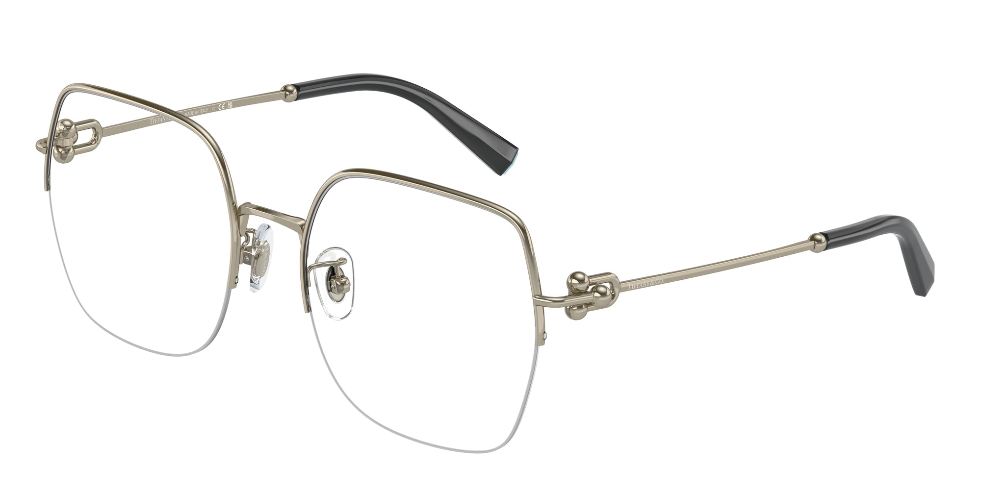 Tiffany Donna Tf1153D  6021 Montature Da Vista Metallo Oro Trasparente Squadrata Normale