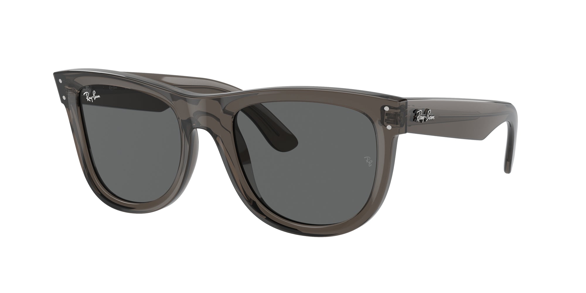 Ray - Ban Unisex Rbr0502S Wayfarer Reverse 6707Gr Occhiali Da Sole Acetato Grigio Grigio Squadrata Normale