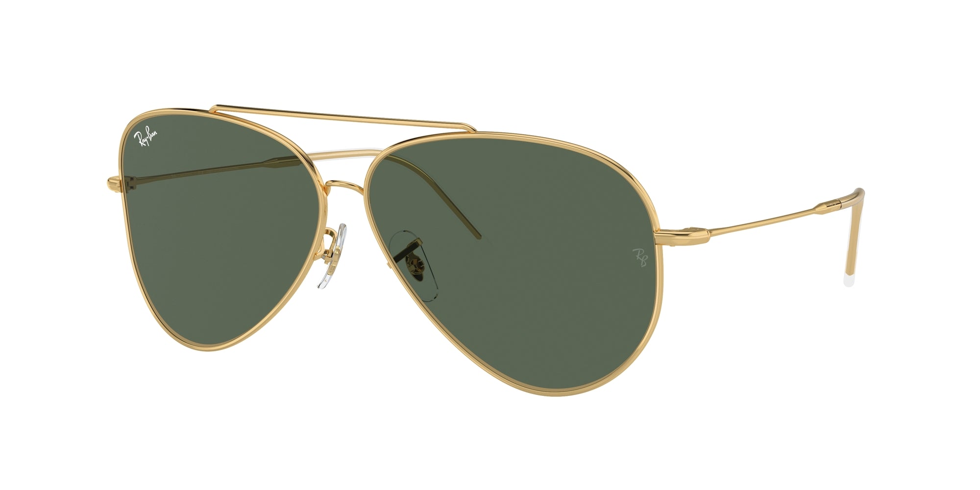 Ray - Ban Unisex Rbr0101S Aviator Reverse 001/Vr Occhiali Da Sole Metallo Oro G15 Pilot Normale