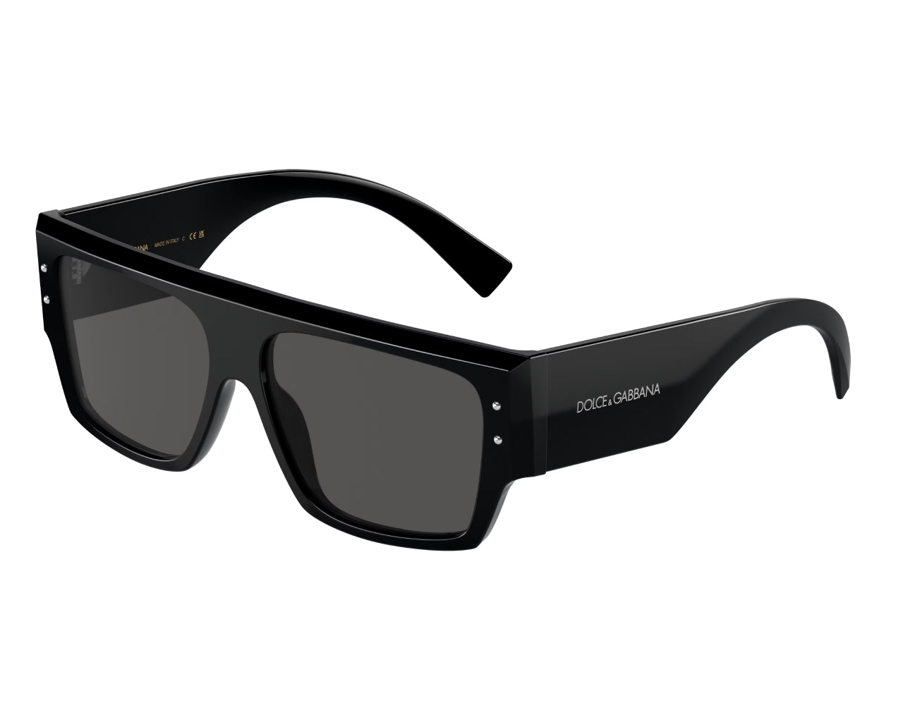Dolce & Gabbana Donna Dg4459 501/87 Occhiali Da Sole Acetato Nero Grigio Squadrata Normale
