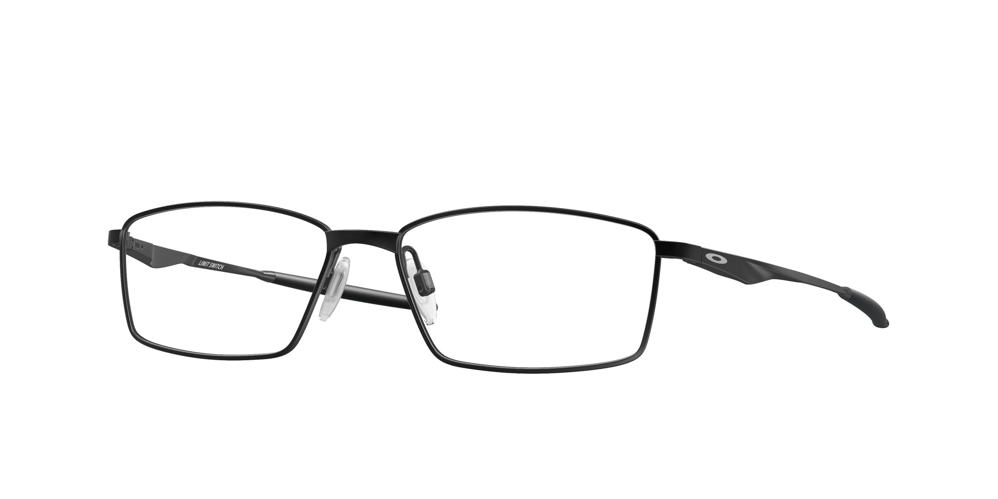 Oakley Uomo Ox5121 Limit Switch 512101 Montature Da Vista Titanio Nero Trasparente Squadrata Normale