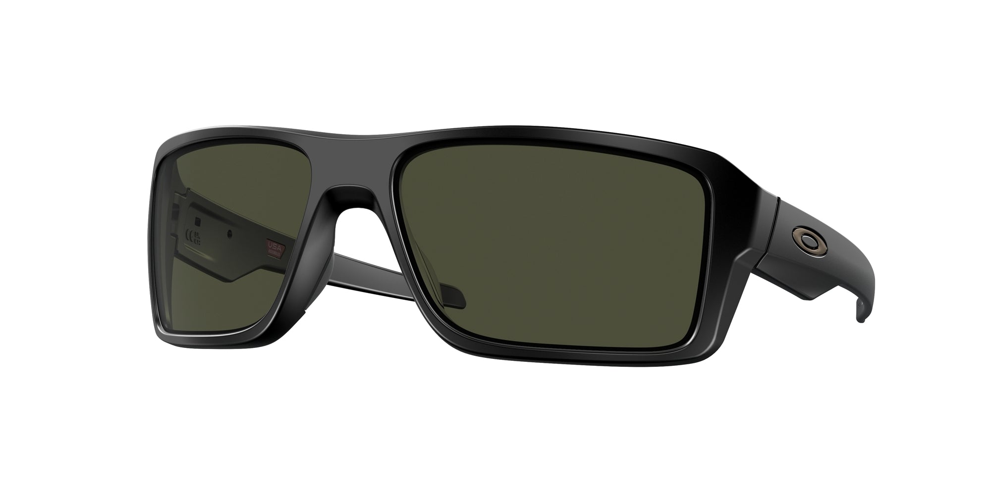 Oakley Uomo Oo9380 Double Edge 938001 Occhiali Da Sole O_Matter Nero Grigio Squadrata Normale Prizm