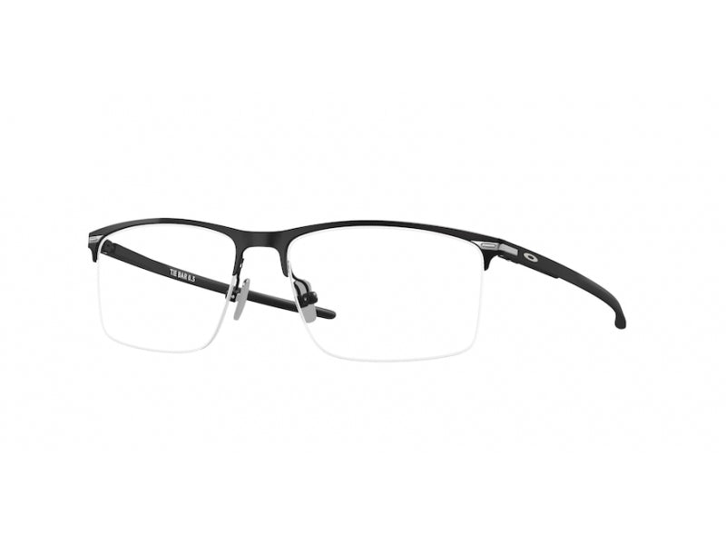 Oakley Uomo Ox5140 Tie Bar 0.5 514005 Montature Da Vista Titanio Nero  Squadrata