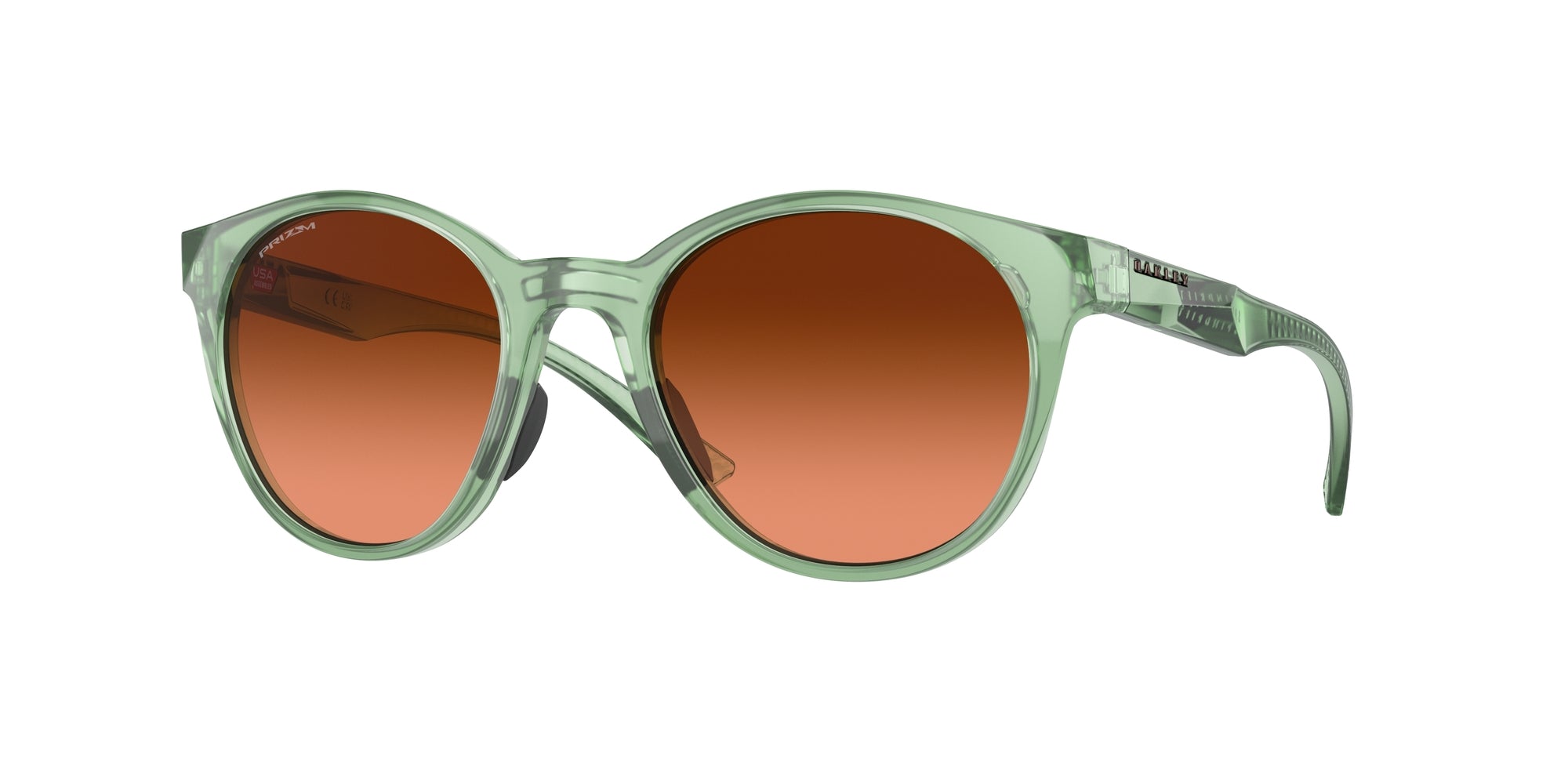 Oakley Donna Oo9474 Spindrift 947413 Occhiali Da Sole O_Matter Verde Marrone Rotonda Normale Sfumato