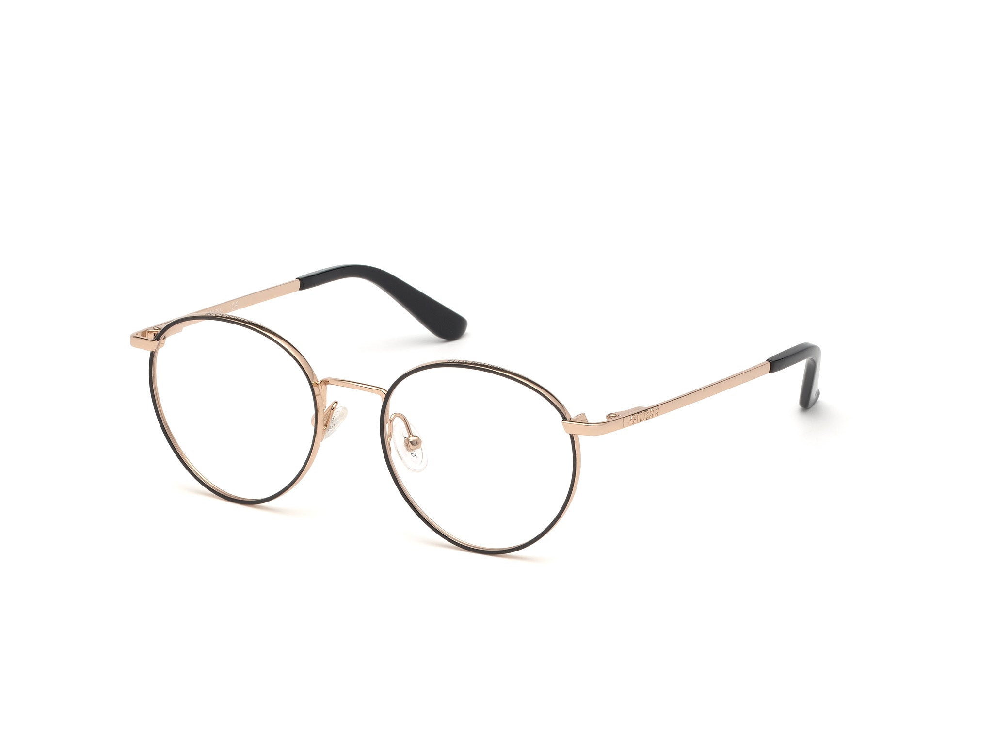 Guess Donna Gu2725 005 Montature Da Vista Metallo Nero  Rotonda Normale