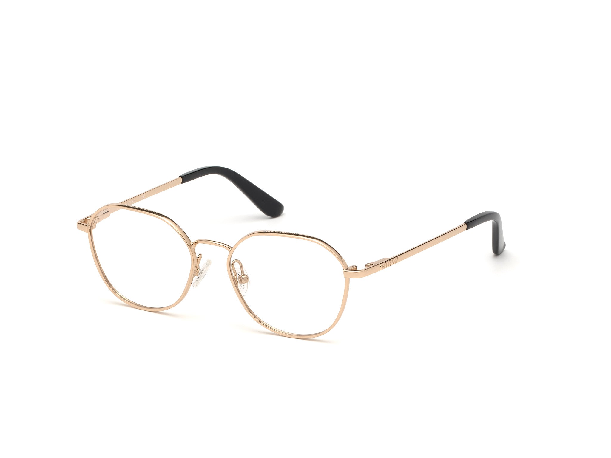 Guess Donna Gu2724 028 Montature Da Vista Metallo Oro  Rotonda Normale