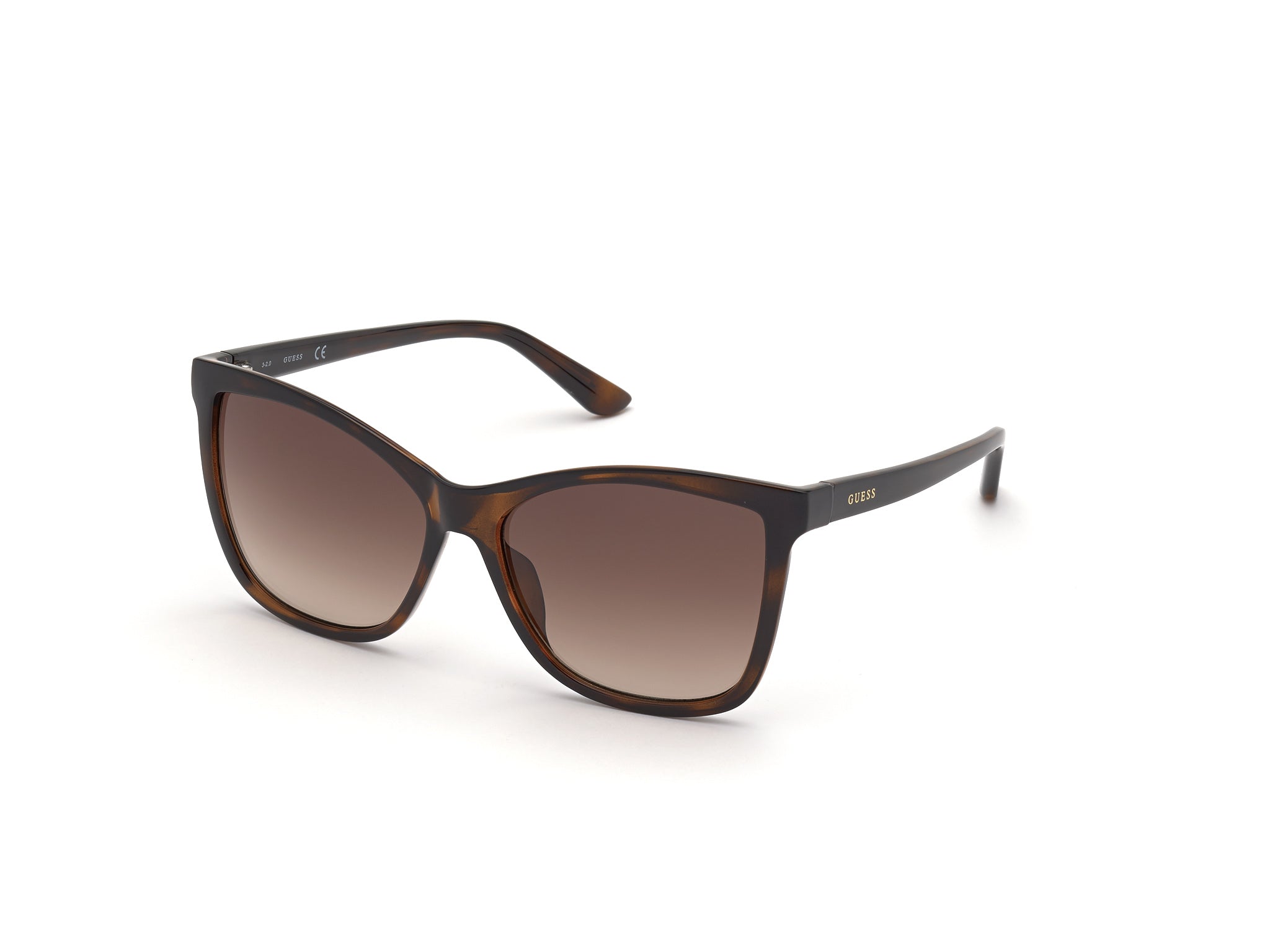 Guess Donna Gu7779 52F Occhiali Da Sole Iniettato   Squadrata Normale Sfumato