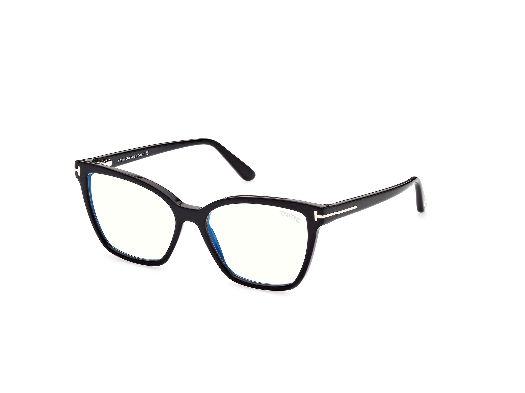 Tom Ford Donna Ft5812-B 1 Montature Da Vista Acetato Nero  Farfalla Normale