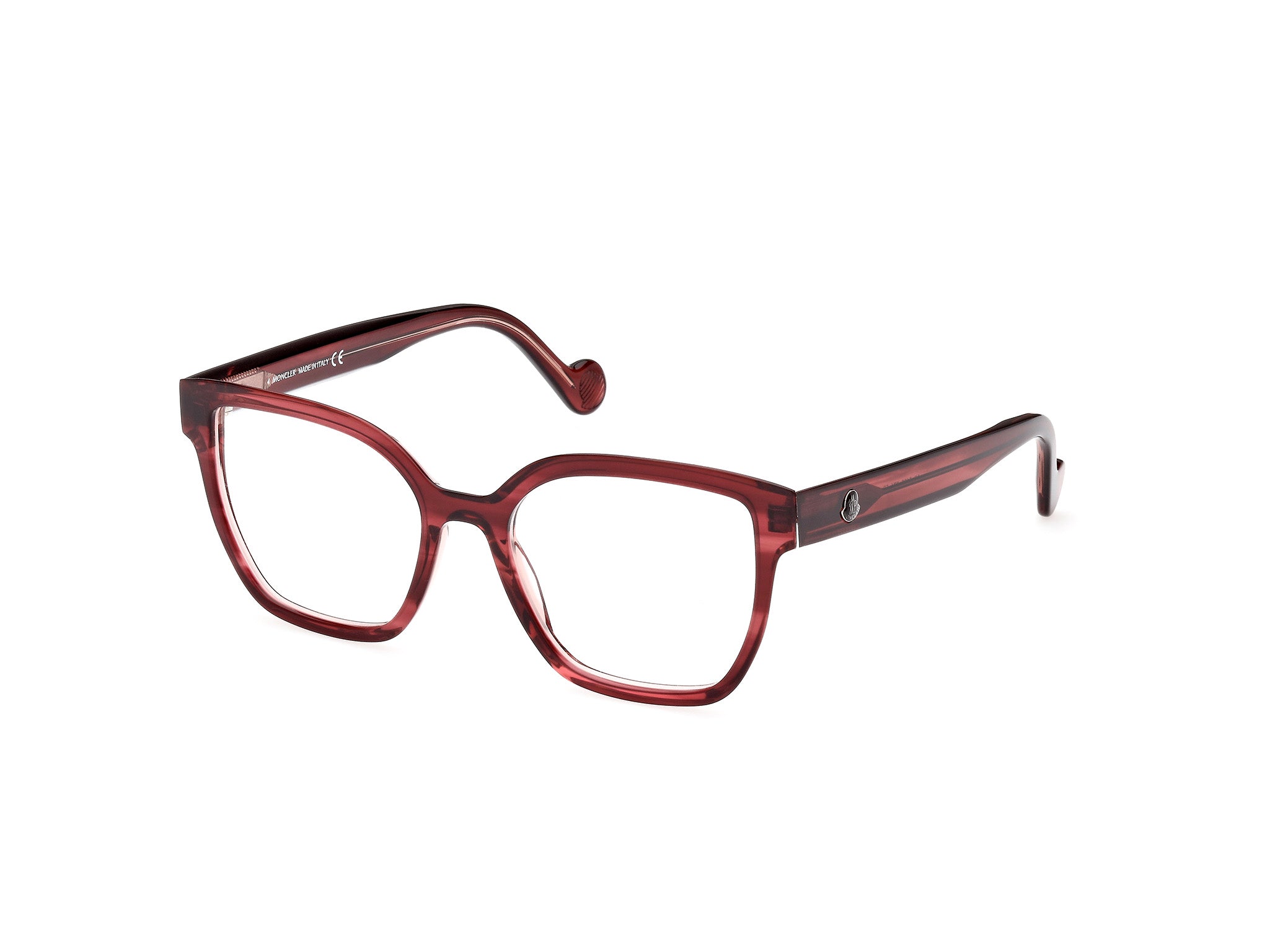 Moncler Donna Ml5155 074 Montature Da Vista Outlet Acetato Rosa  Squadrata Normale
