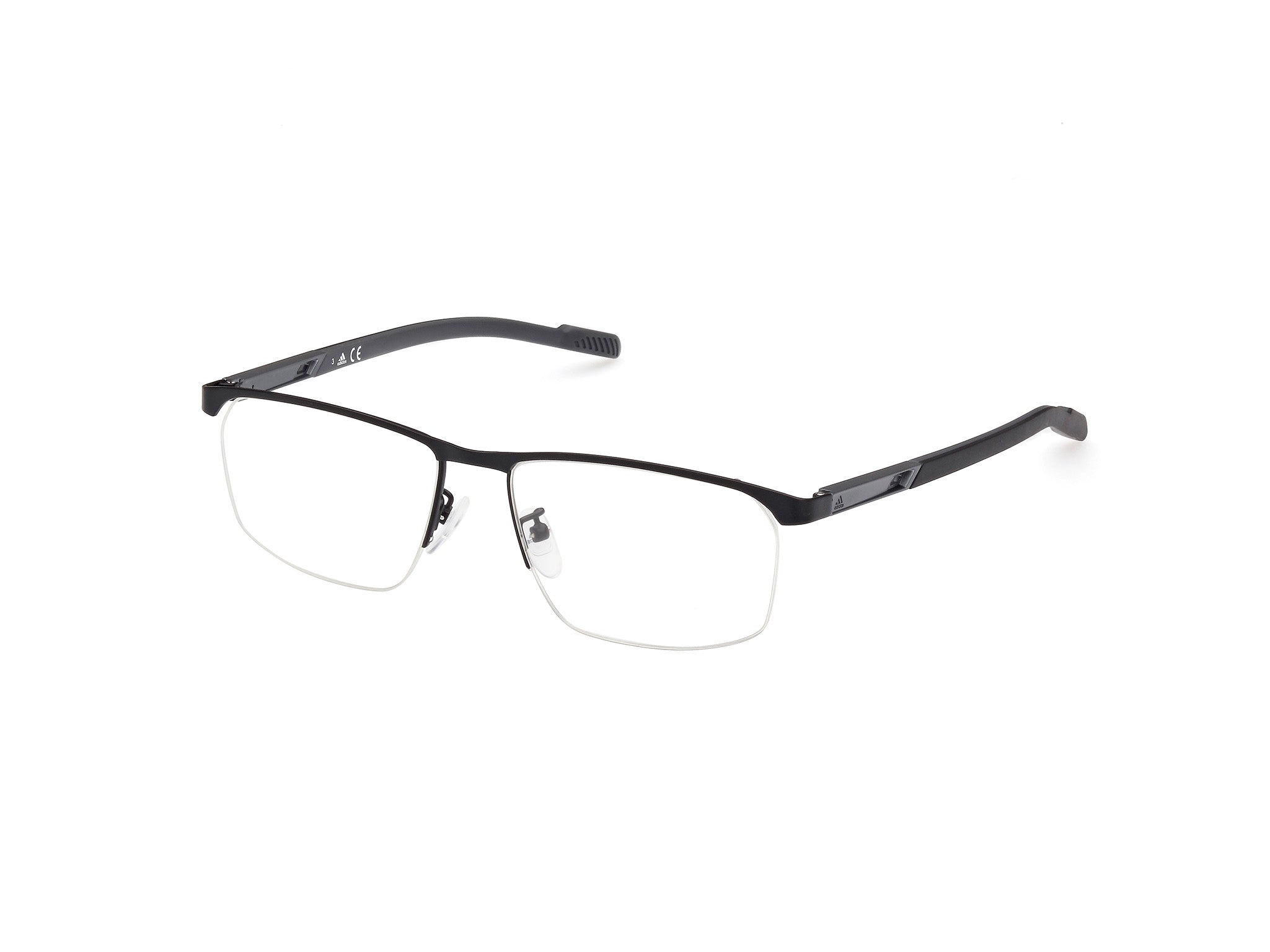 Adidas Sport Uomo Sp5050 2 Montature Da Vista Metallo Nero  Squadrata Normale