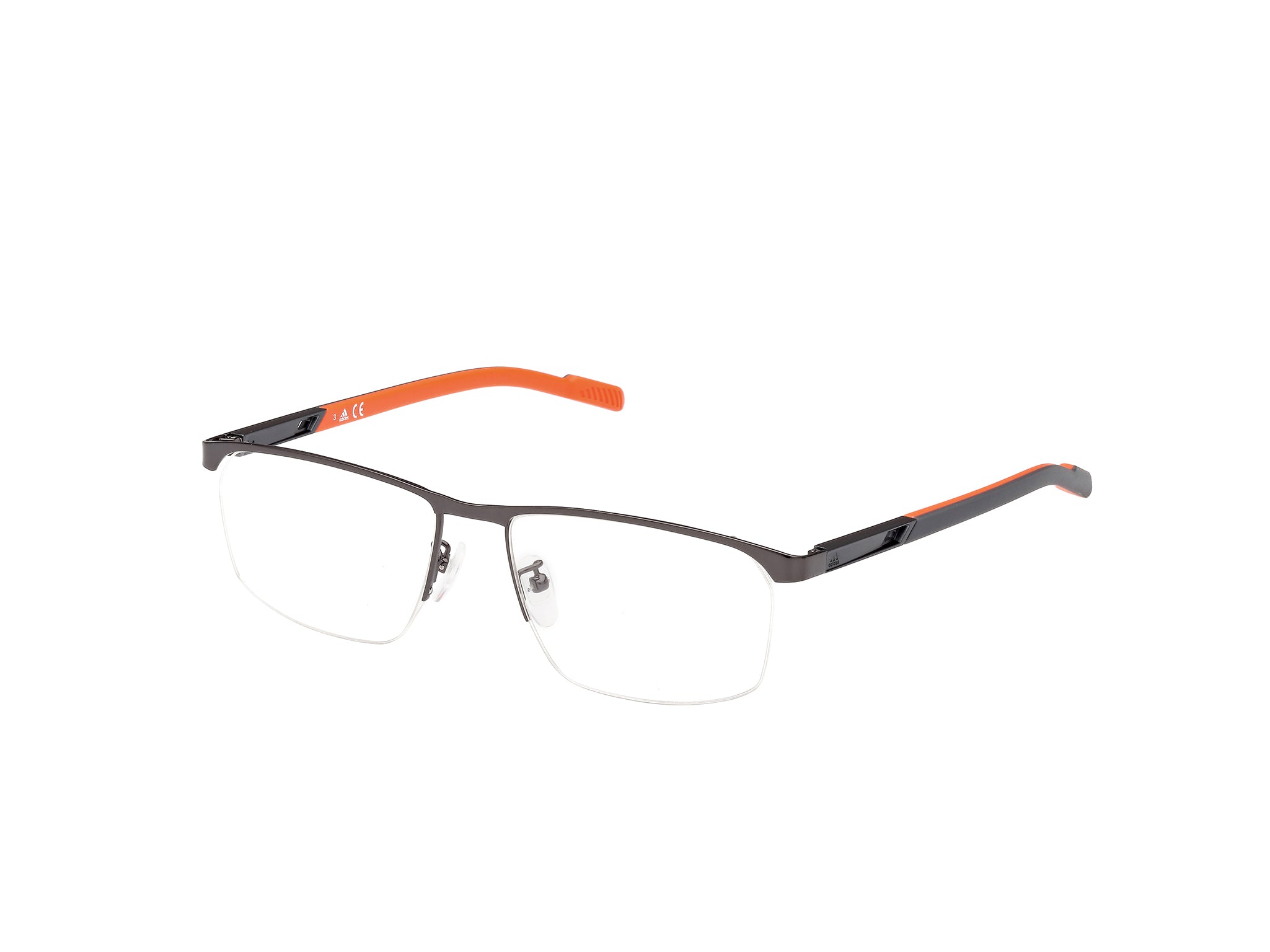 Adidas Sport Uomo Sp5050 8 Montature Da Vista Metallo Grigio  Squadrata Normale