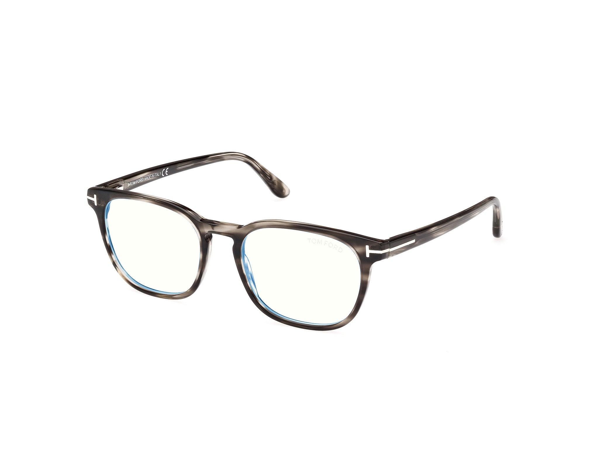 Tom Ford Uomo Ft5868-B 20 Montature Da Vista Acetato Grigio  Squadrata Normale