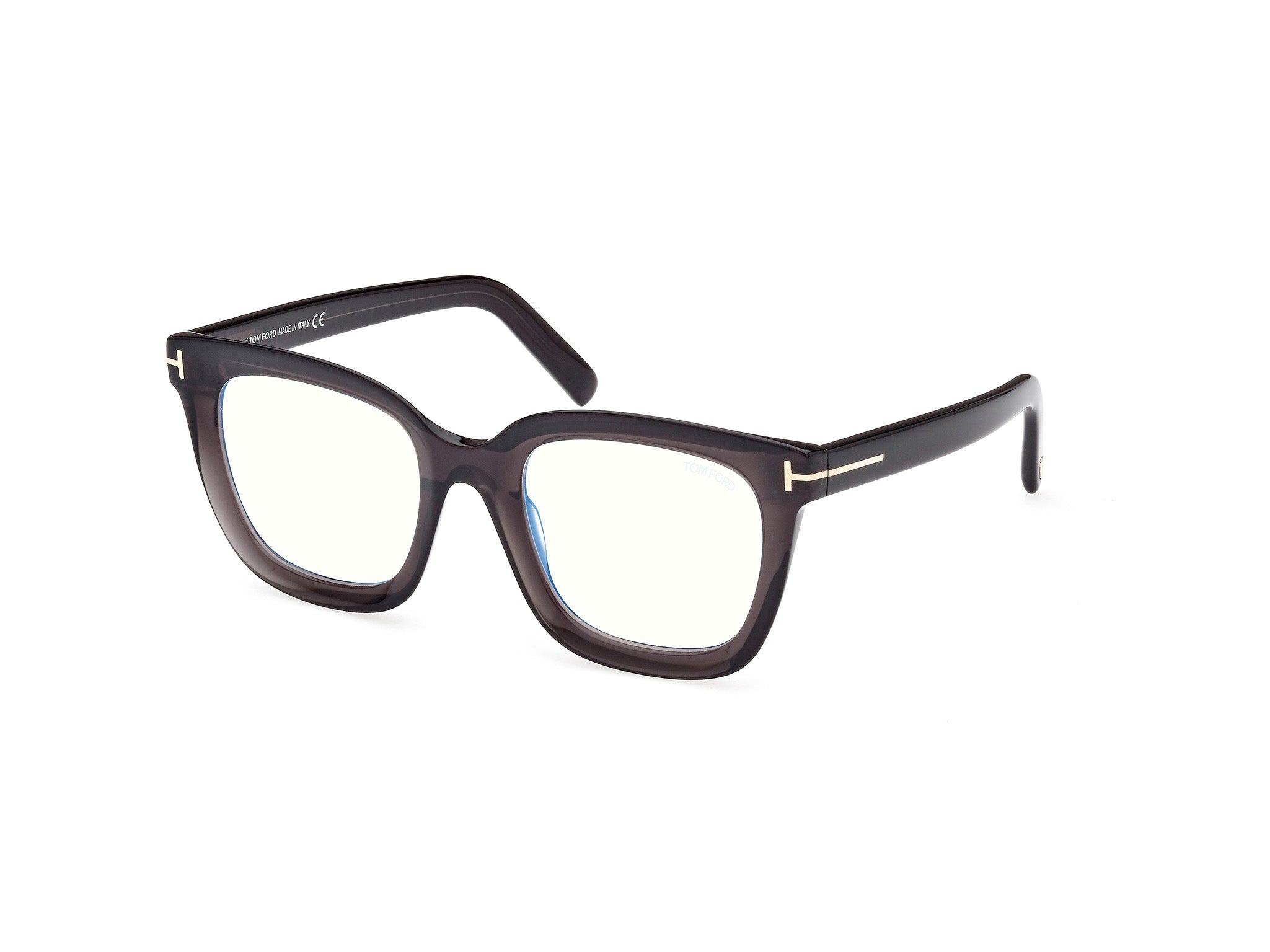 Tom Ford Donna Ft5880-B 20 Montature Da Vista Acetato Grigio  Squadrata Normale