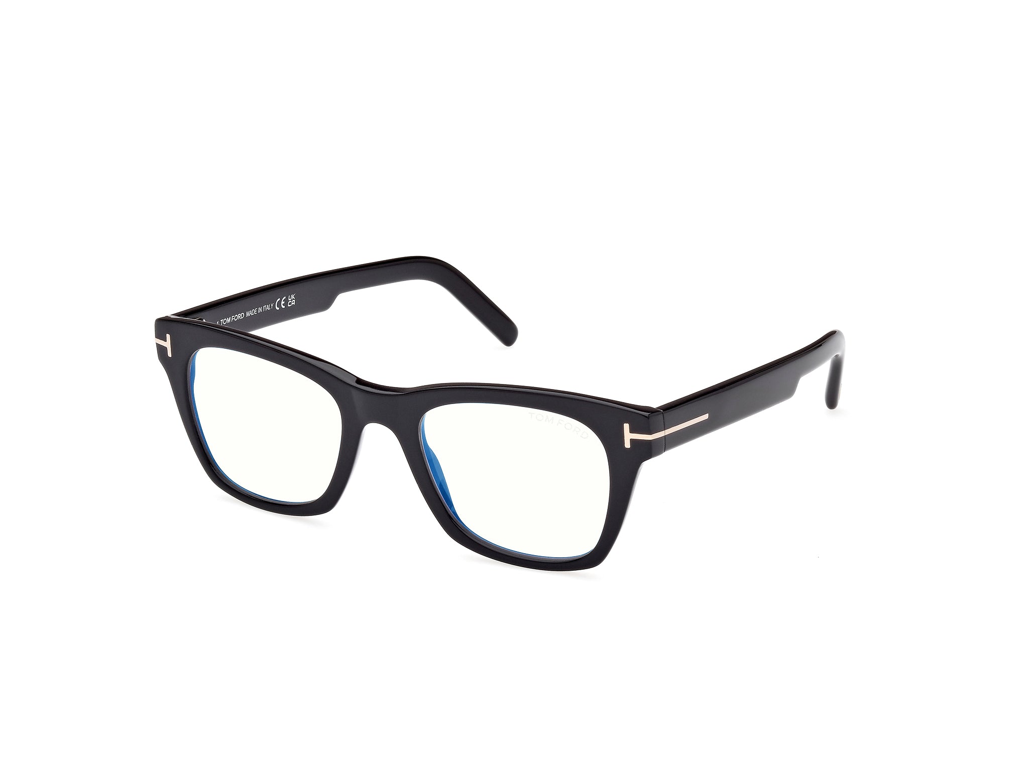 Tom Ford Uomo Ft5886-B 001 Montature Da Vista Acetato Nero  Squadrata Normale