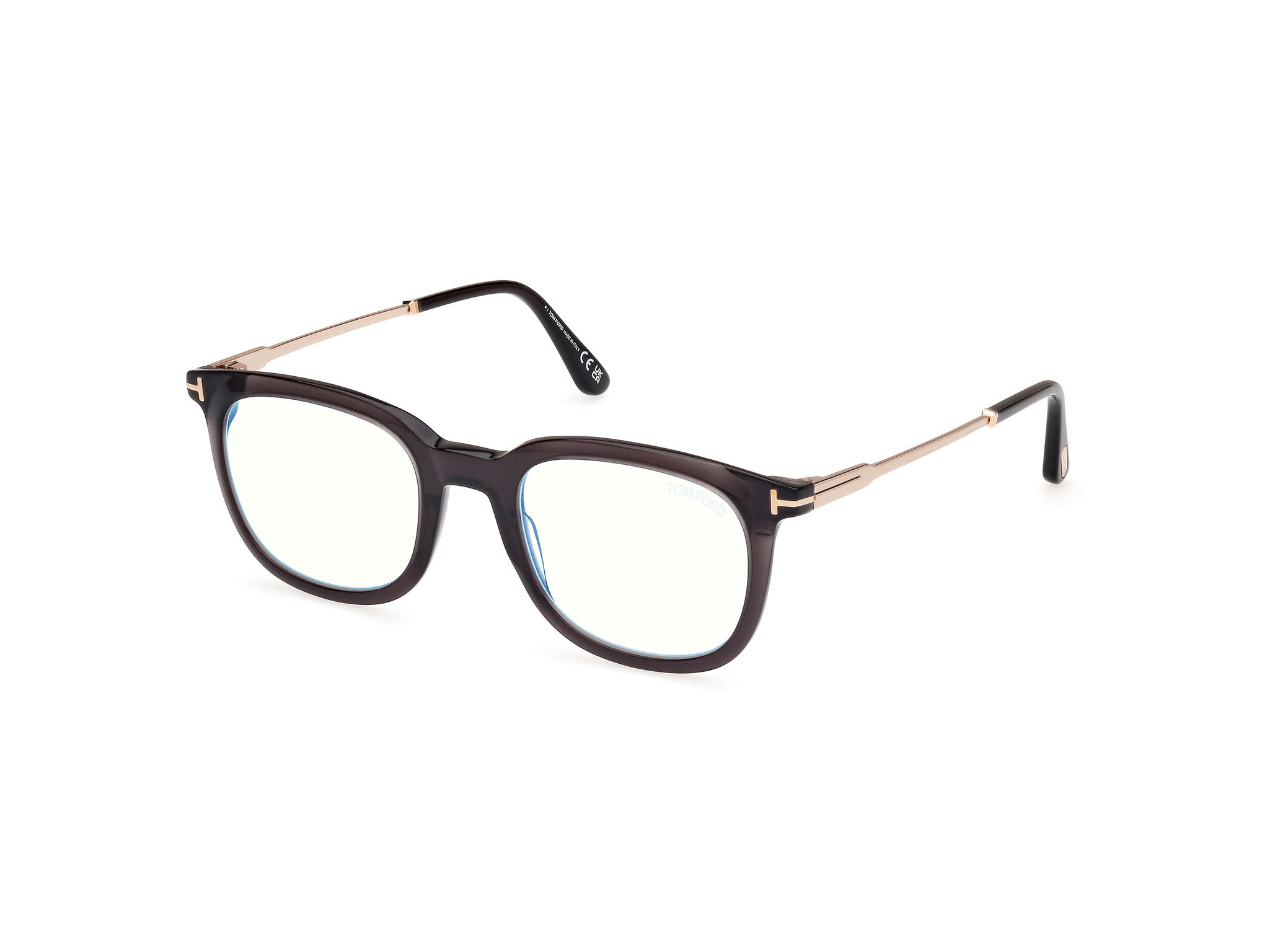 Tom Ford Uomo Ft5904-B 5 Montature Da Vista Acetato Nero  Squadrata Normale