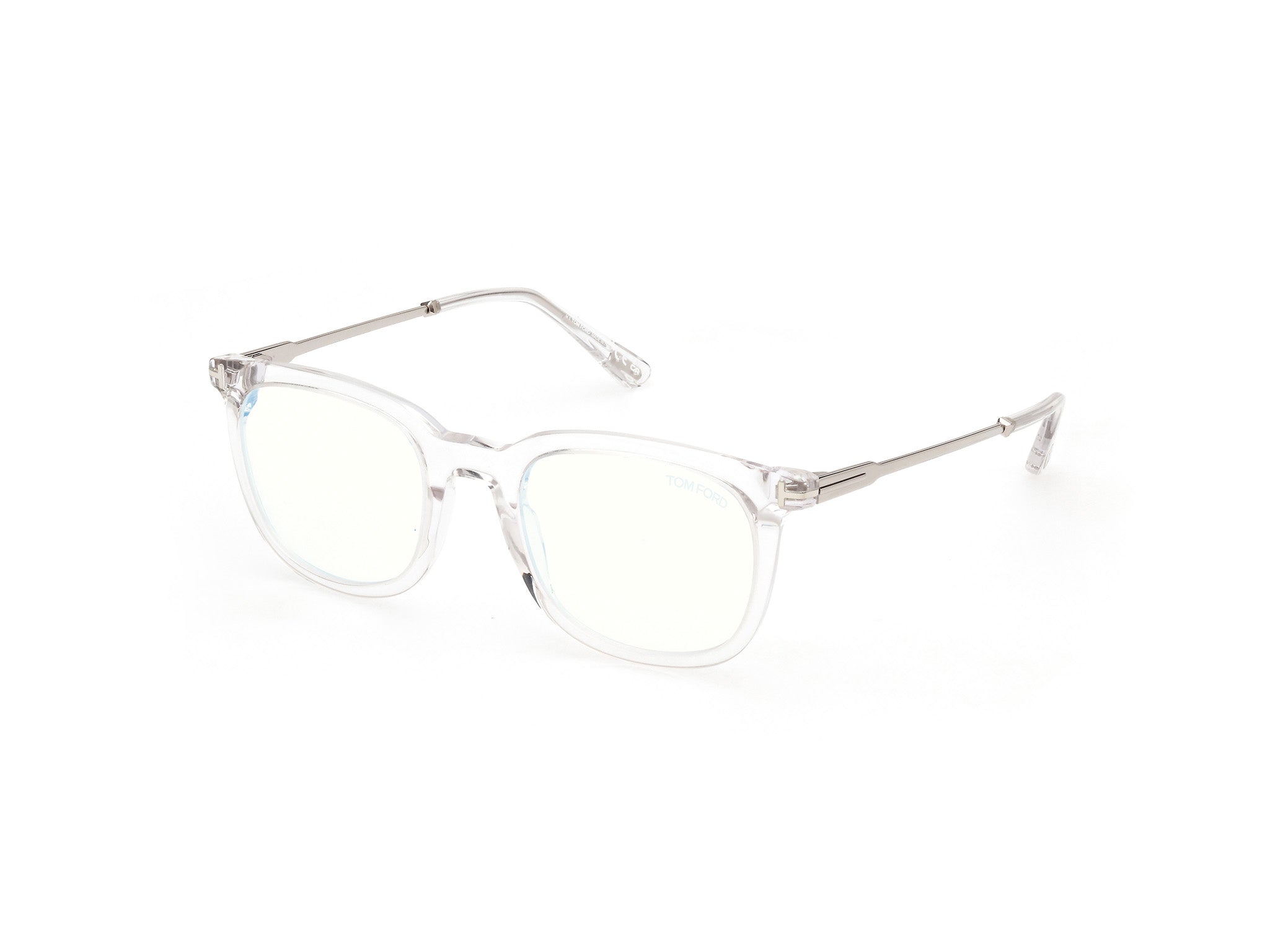Tom Ford Uomo Ft5904-B 26 Montature Da Vista Acetato Trasparente  Squadrata Normale