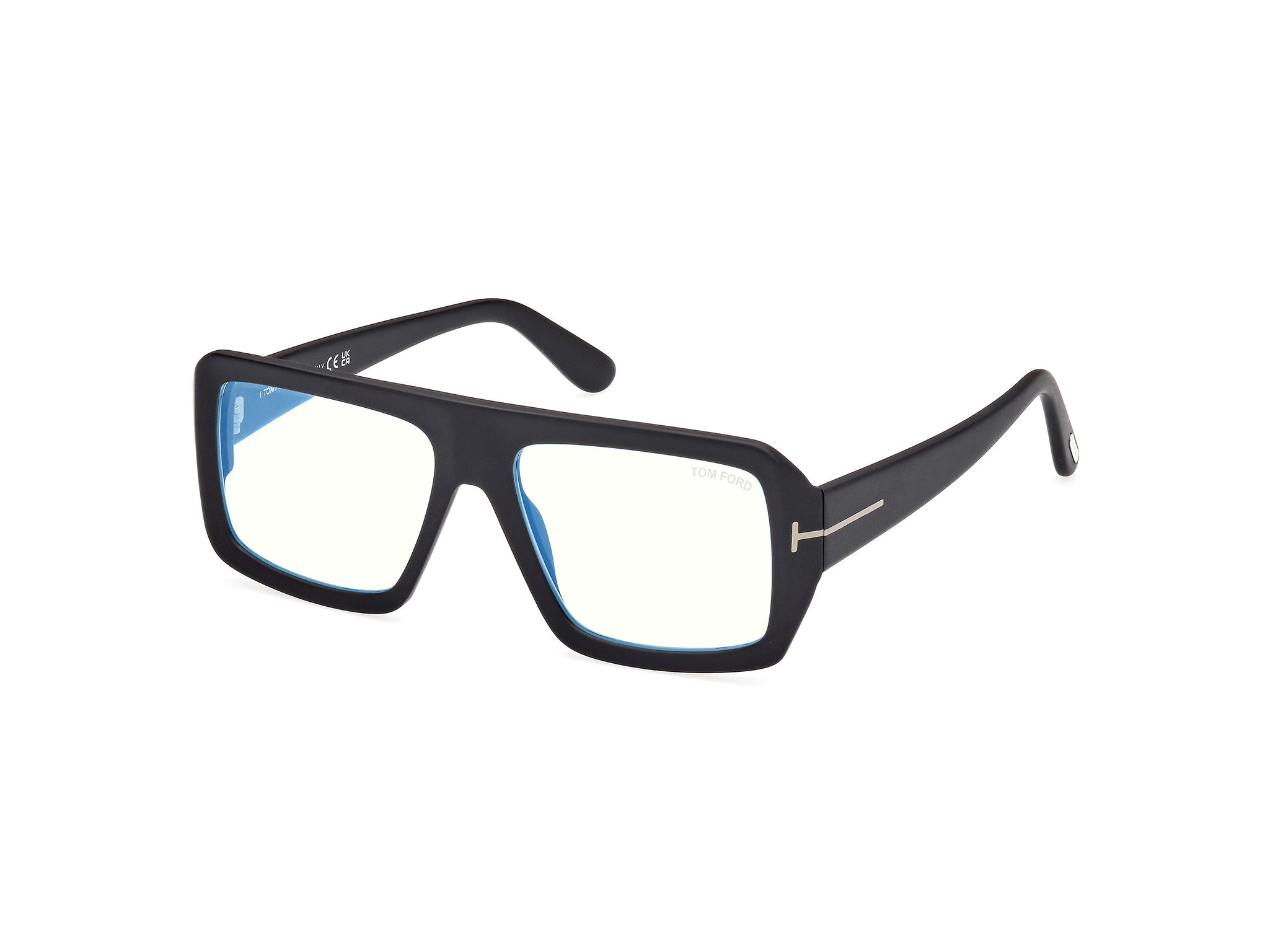 Tom Ford Uomo Ft5903-B 2 Montature Da Vista Acetato Nero  Squadrata Normale