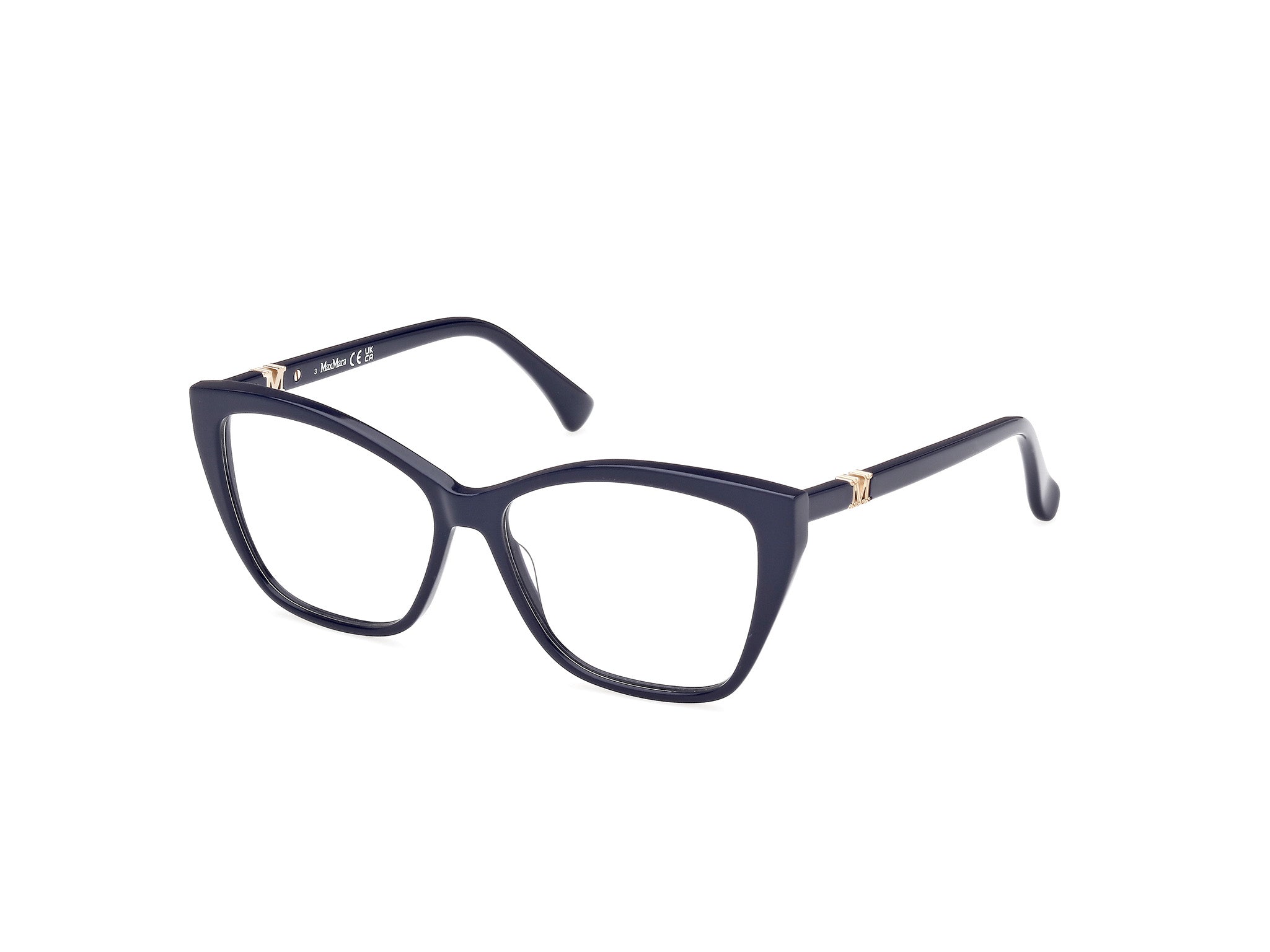Max Mara Donna Mm5036 090 Montature Da Vista Acetato Blu  Squadrata Normale