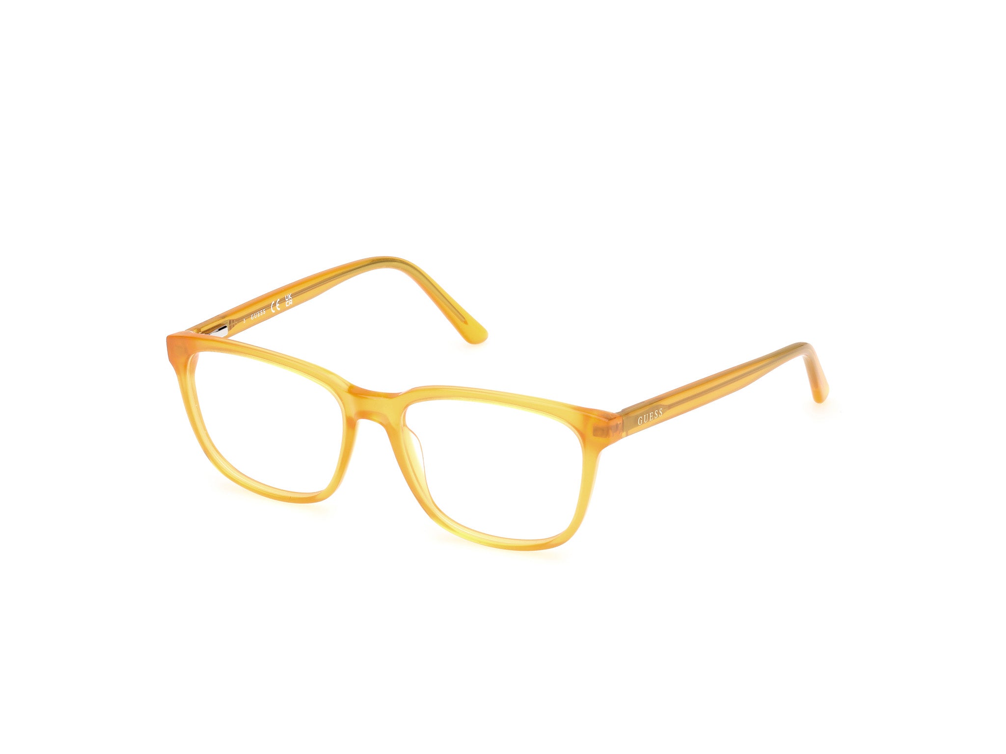 Guess Unisex Gu8269 044 Montature Da Vista Acetato Arancione  Squadrata Normale