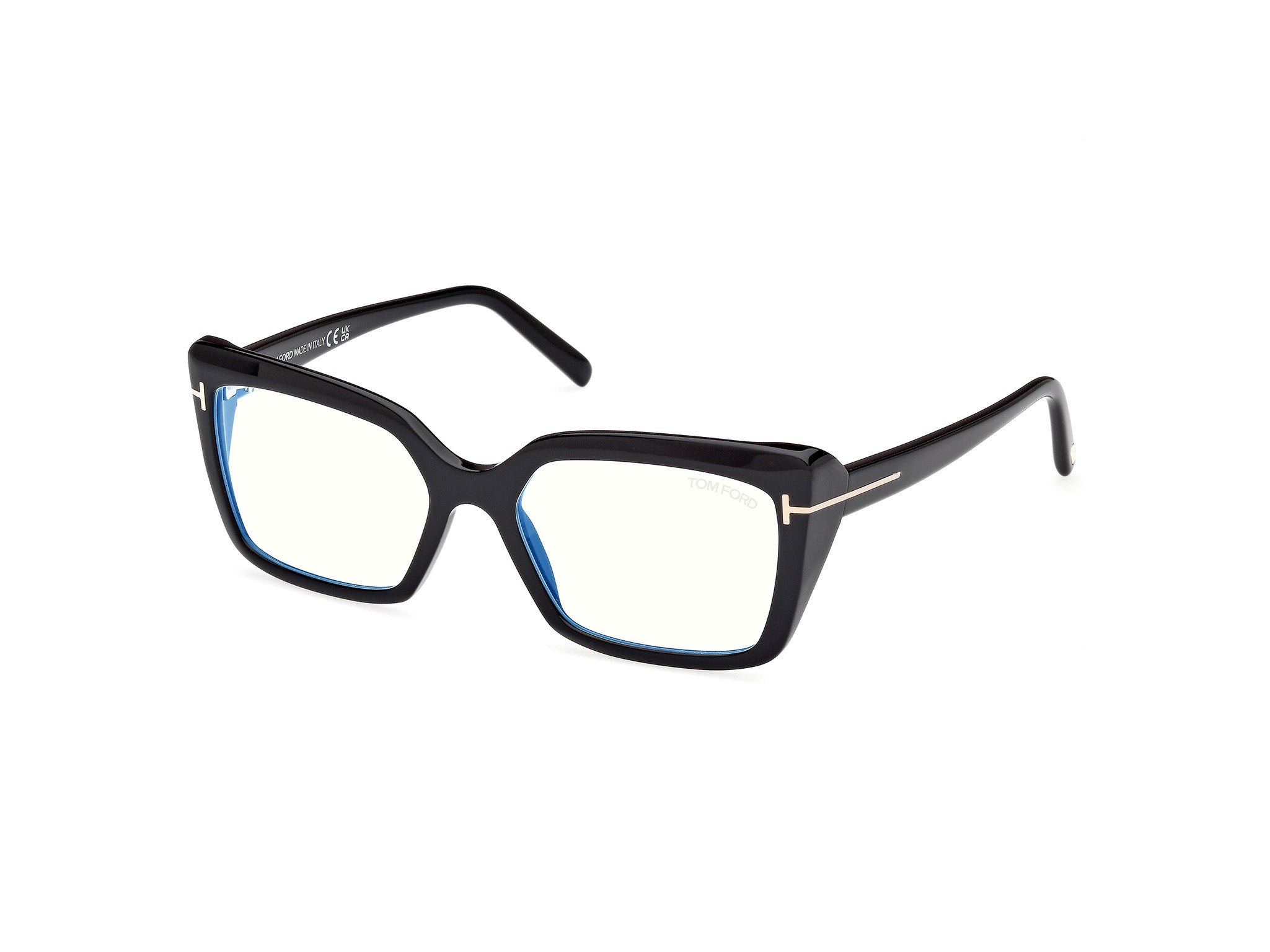 Tom Ford Donna Ft5991-B 1 Montature Da Vista Acetato Nero  Squadrata Normale
