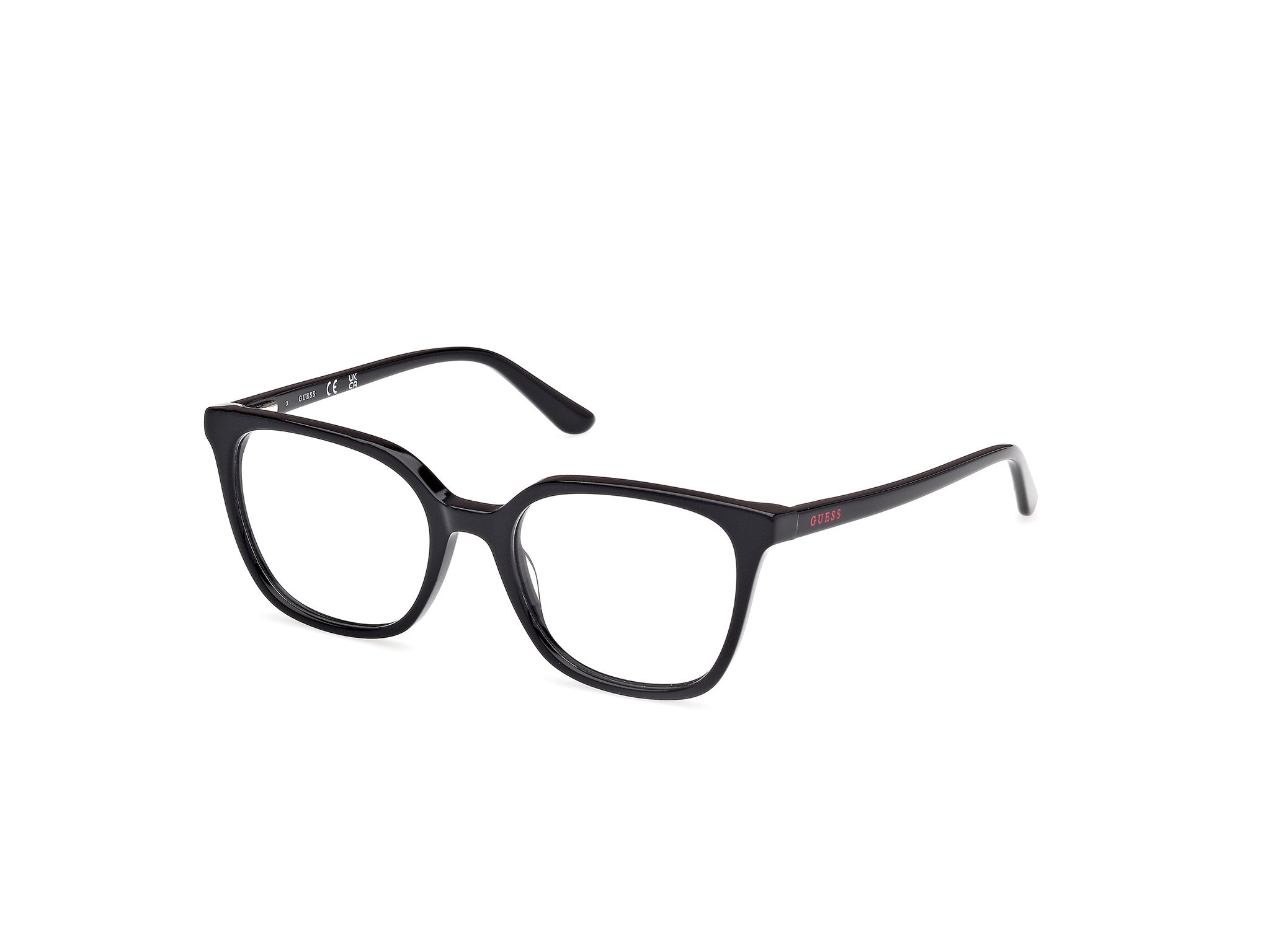 Guess Unisex Gu50165 001 Montature Da Vista Acetato Nero  Squadrata Normale