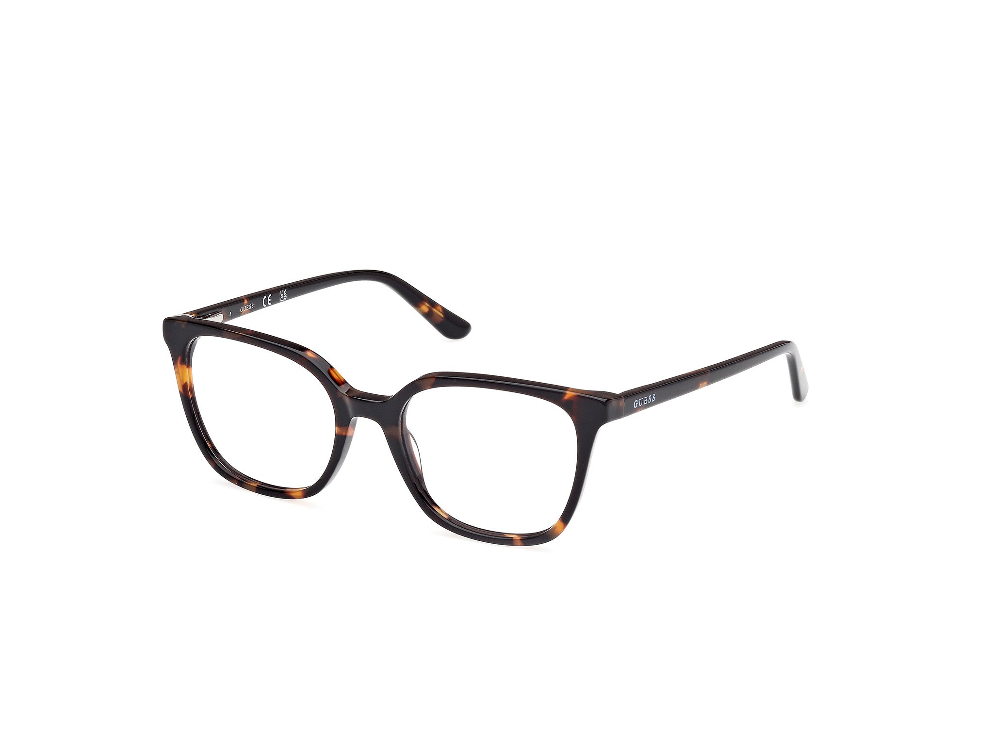 Guess Unisex Gu50165 052 Montature Da Vista Acetato Havana  Squadrata Normale