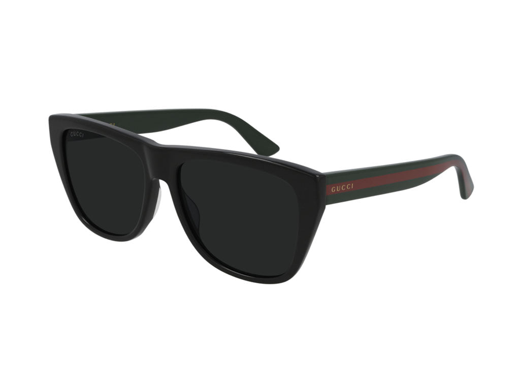 Gucci Uomo Gg0926S 001 Occhiali Da Sole Acetato Nero Grigio Squadrata Normale