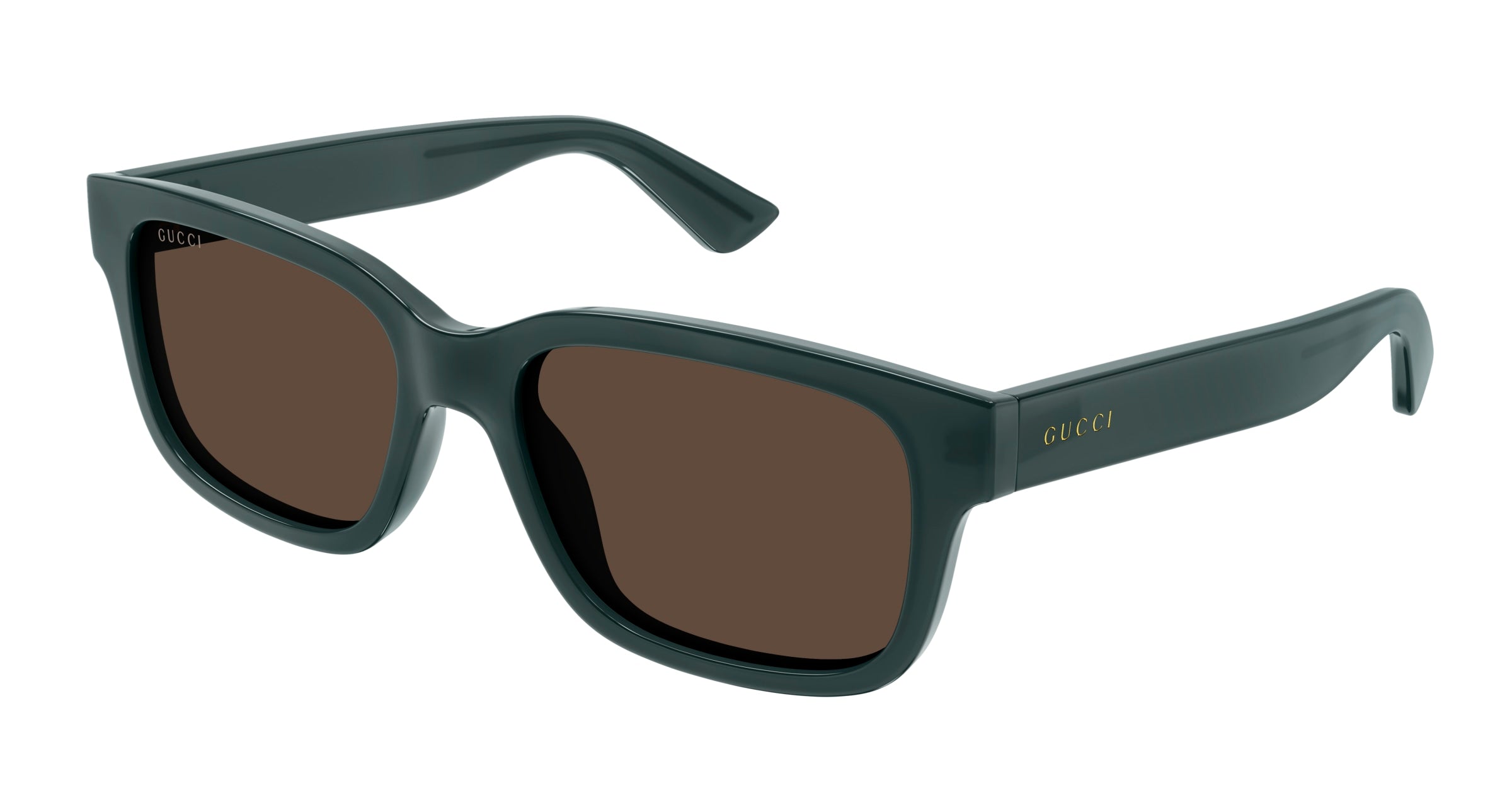 Gucci Uomo Gg1583S 003 Occhiali Da Sole Iniettato Blu Marrone Squadrata