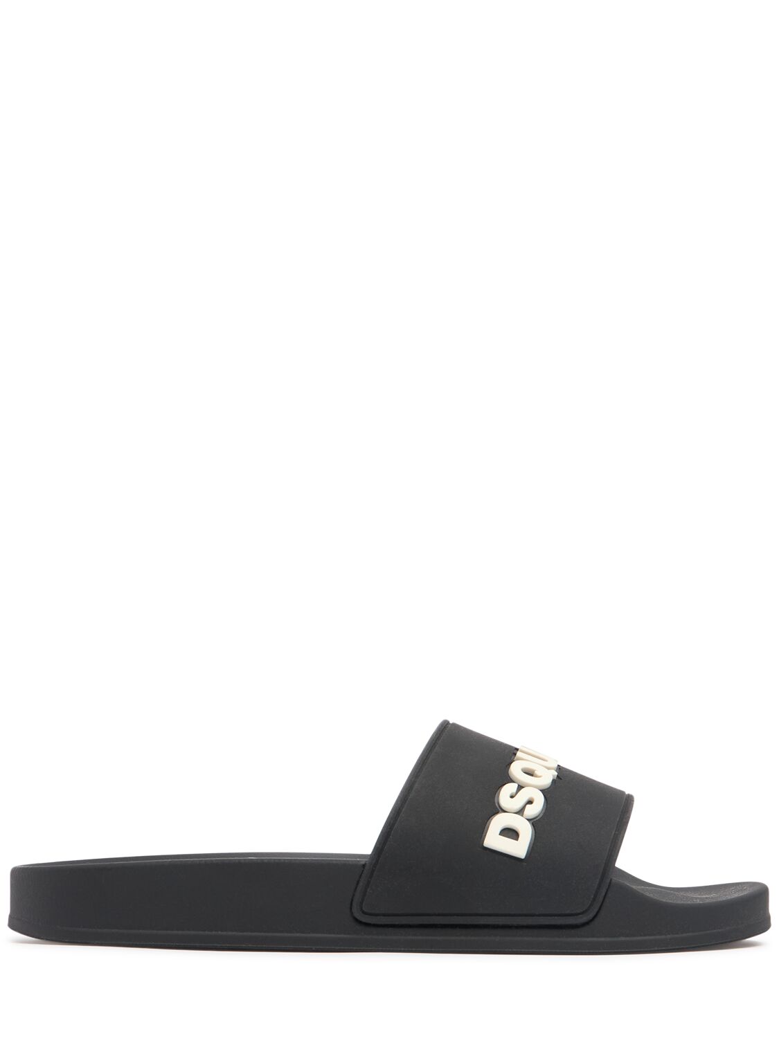 Logo Rubber Slide Sandals
