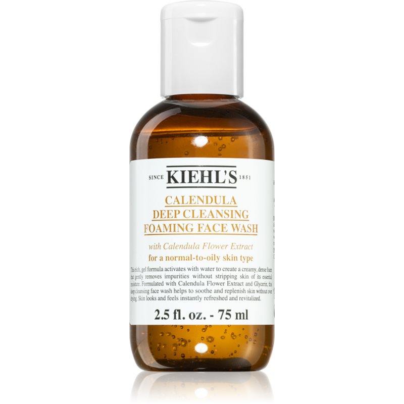 Kiehl'S Calendula Deep Cleansing Foaming Face Wash Gel Viso Per Una Pulizia In Profondità 75 Ml
