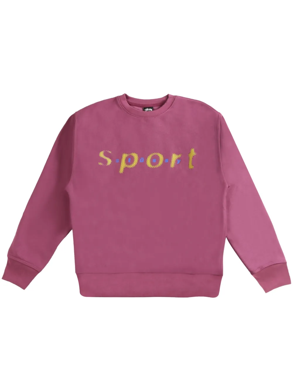 Stüssy logo-print sweatshirt - Rosa