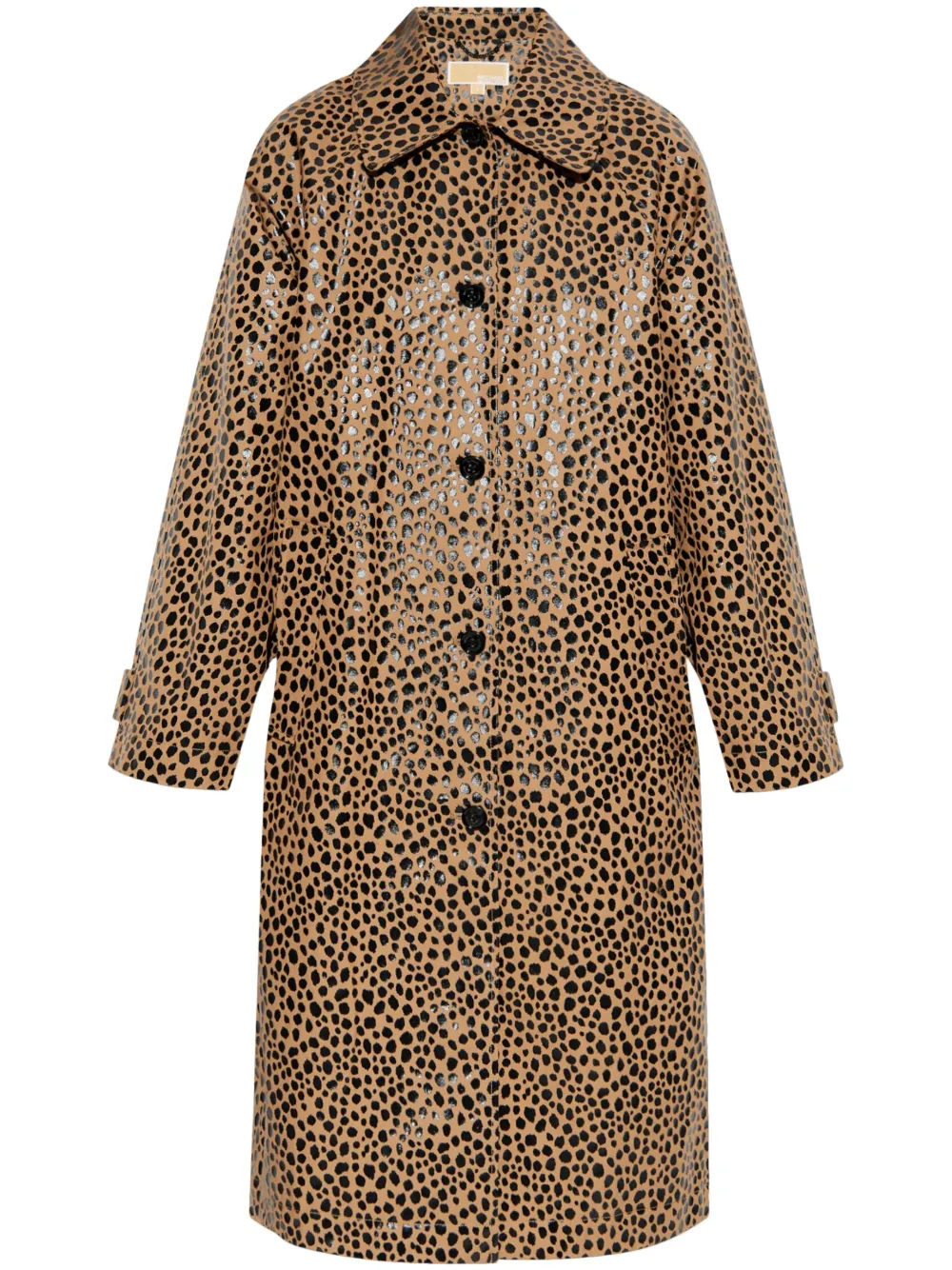 Michael Michael Kors cheetah-print coat - Marrone