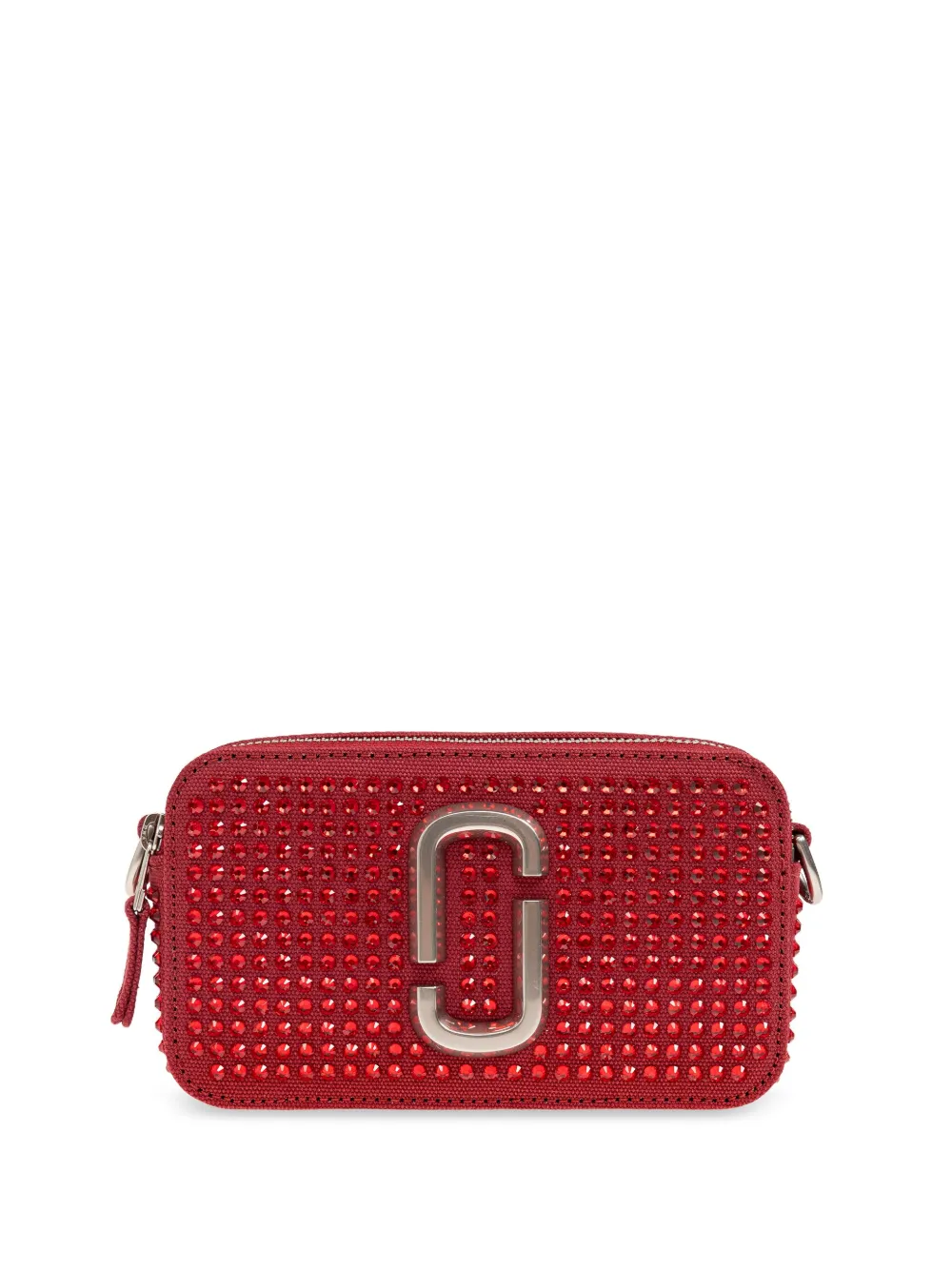 Marc Jacobs The Crystal Canvas Snapshot crossbody bag - Rosso