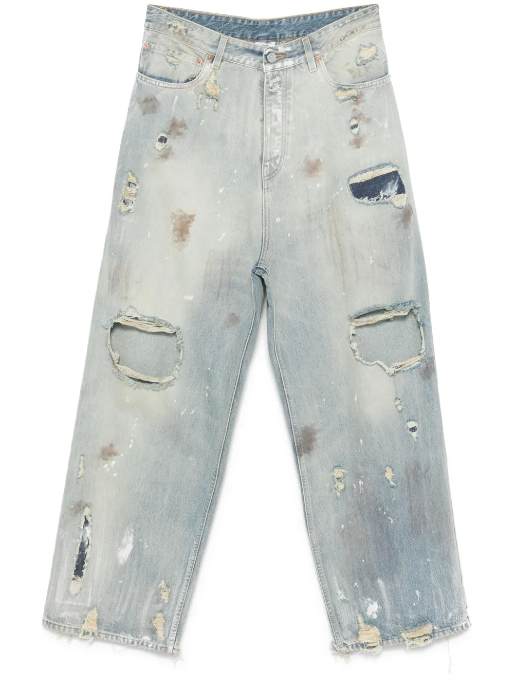 VETEMENTS Jeans Trashed - Blu