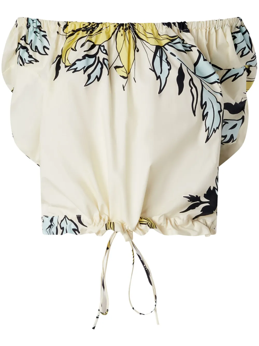PINKO floral-print top - Bianco