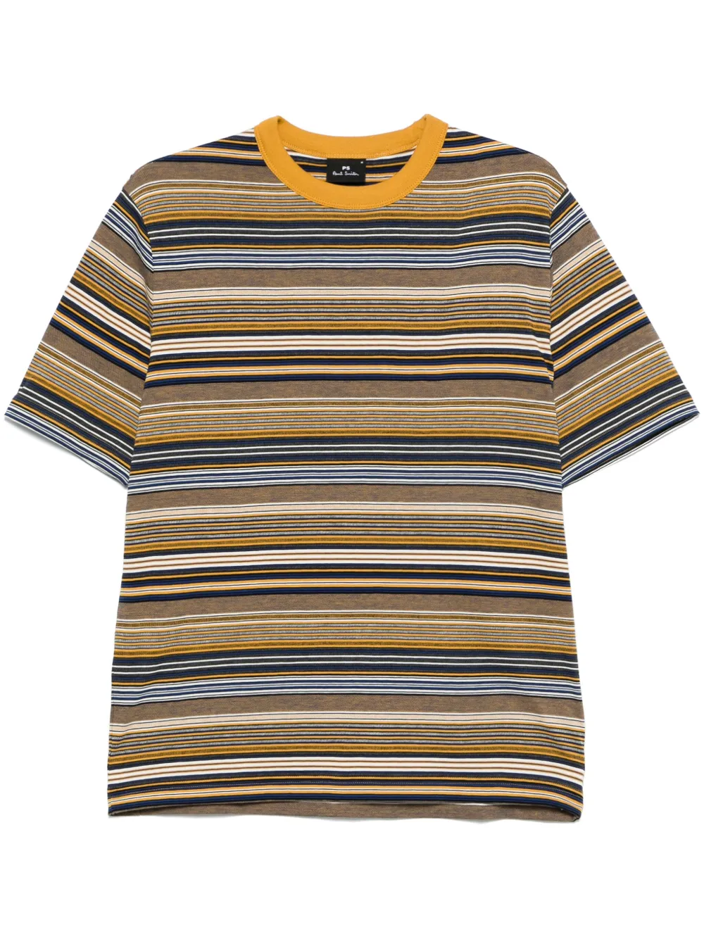 PS Paul Smith stripe cotton T-shirt - Toni neutri