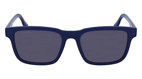 Lacoste Men'S Sunglasses L997S - Matte Blue With Solid Grey Lens