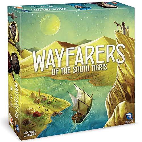 Renegade Games Wayfarers Of The South Tigris - Gioco Da Tavolo Di Strategia Di Posizionamento Dei Dadi, Età 14+, 1-4 Giocatori, 60-90 Min