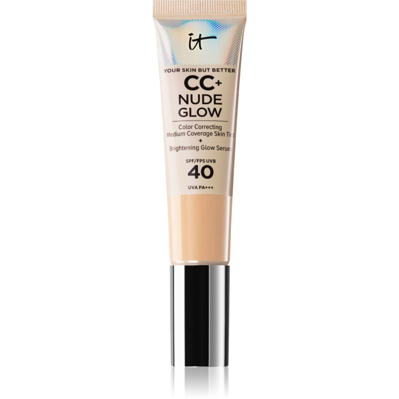 It Cosmetics Your Skin But Better Cc + Nude Glow Fondotinta Illuminante Spf 40 Colore Fair Ivory 32 Ml