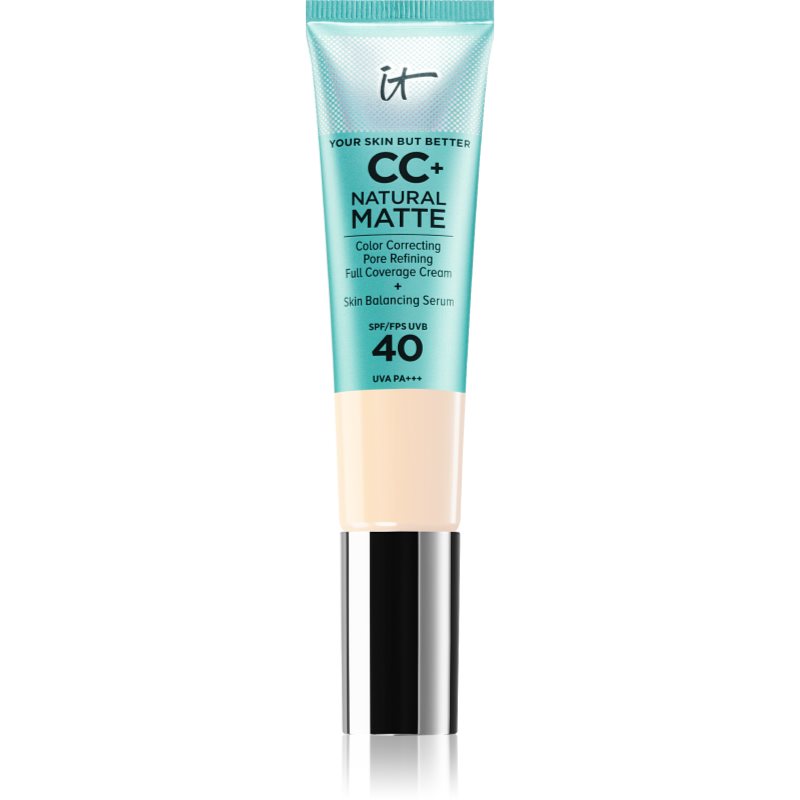 It Cosmetics Your Skin But Better Cc+ Cream Natural Matte Fondotinta Opacizzante Spf 40 Da Donna Fair Warm 32 Ml