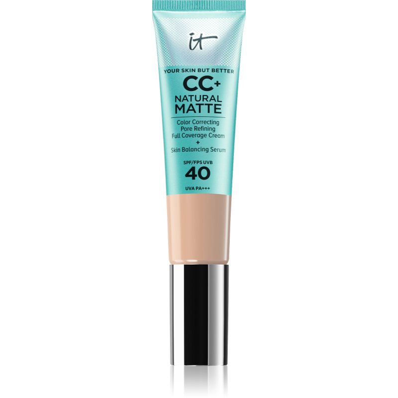 It Cosmetics Your Skin But Better Cc+ Cream Natural Matte Fondotinta Opacizzante Spf 40 Da Donna Fair Light 32 Ml