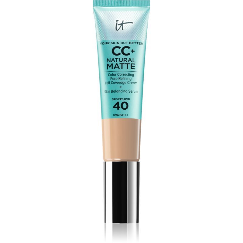 It Cosmetics Your Skin But Better Cc+ Cream Natural Matte Fondotinta Opacizzante Spf 40 Da Donna Light 32 Ml
