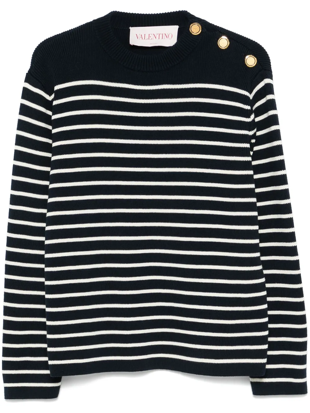 Valentino Garavani Maglione a righe - Blu