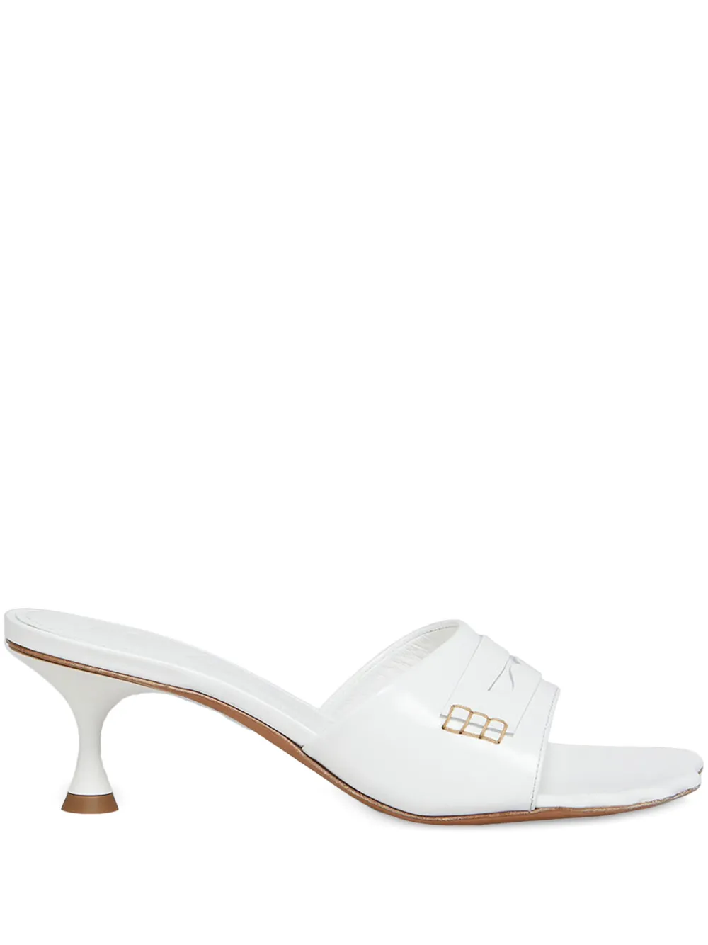 Marni Mules Moonlight 50mm - Bianco