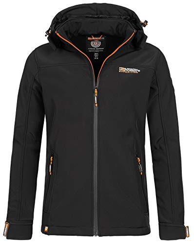Geographical Norway Giacca Takeawey Men Softshell Giubbotto Uomo Sr106H/Gn (Nero, S)