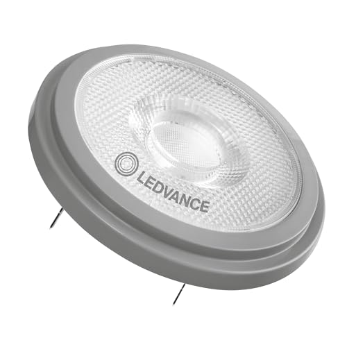 Ledvance Superior Faretti Led Riflettore G53 Ar111 11.7W 800Lm 24D - 927 Bianco Molto Caldo | Miglior Resa Cromatica - Dimmerabile - Sostitua 75W