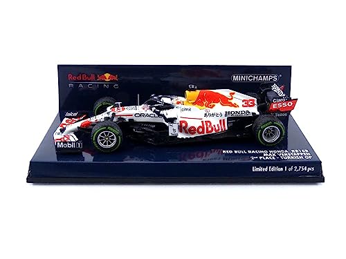 Minichamps 410211633 1:43 Red Bull Racing Honda Rb16B-Max Verstappen-2° Gp Turco 2021 Auto In Miniatura, Multicolore