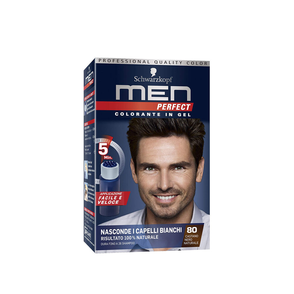 MEN PERFECT COLOR 80 CAST.NERO N - -
