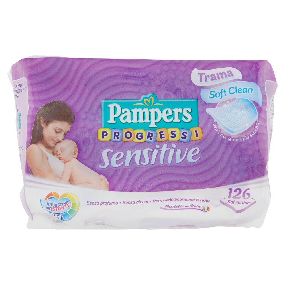 Pampers Progressi Sensitive 126 Salviette - -