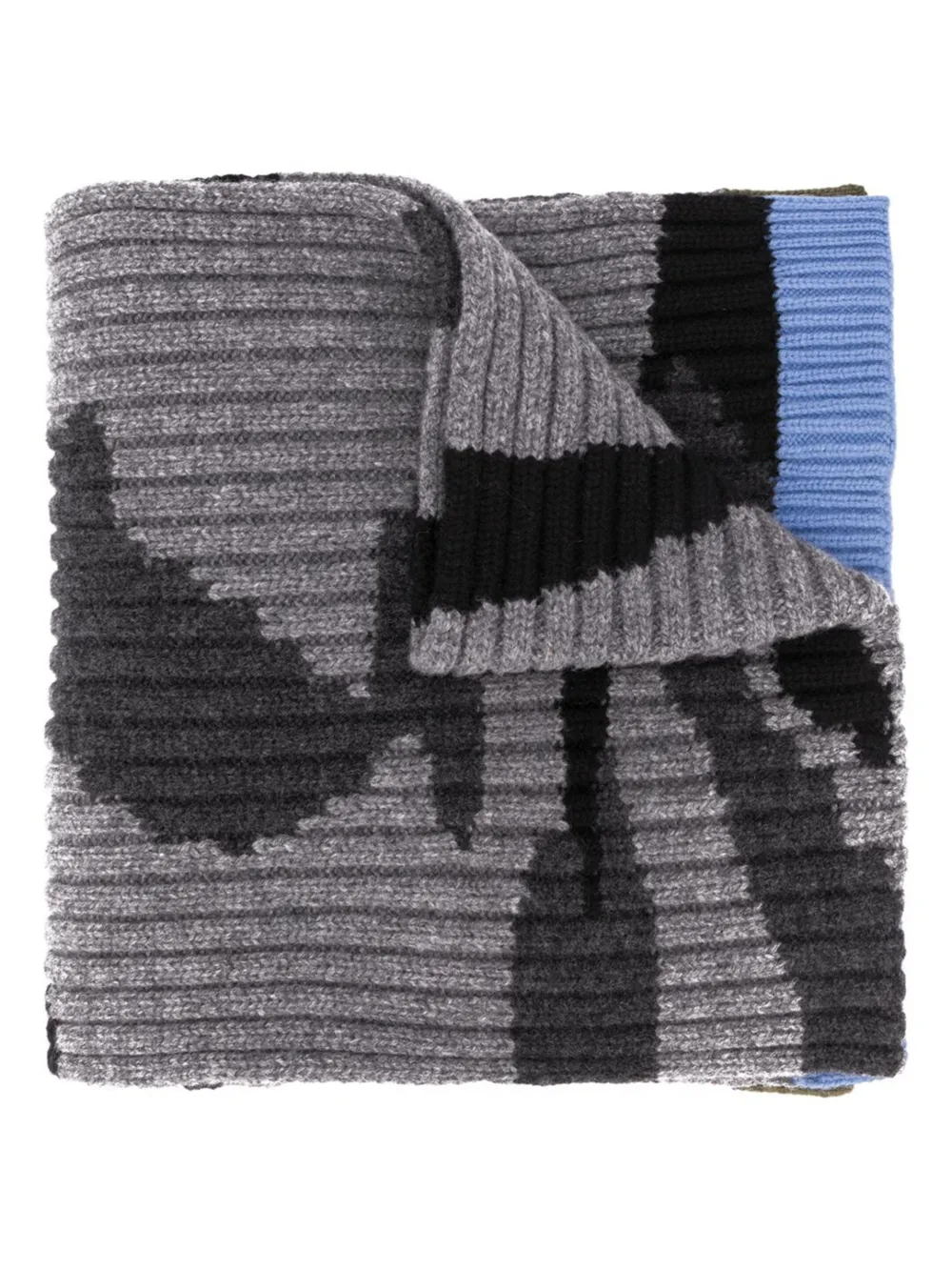 Valentino Garavani camouflage scarf - Grigio